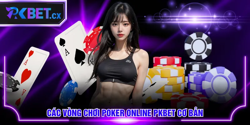 Các vòng chơi Poker online PKBET cơ bản