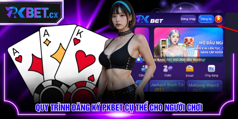 Quy trình đăng ký PKBET cụ thể cho người chơi