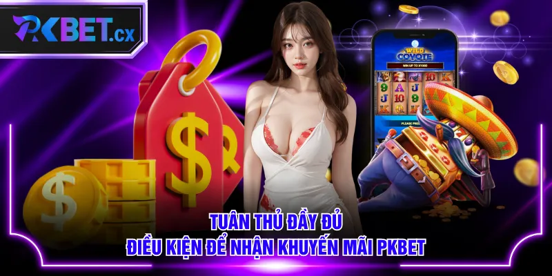 Tuân thủ đầy đủ điều kiện để nhận khuyến mãi PKBET